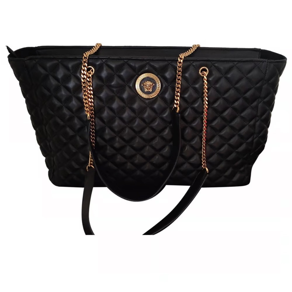 La Medusa leather tote 🖤